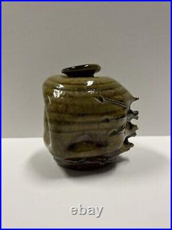 Mid Century Modern Art Pottery Vase Marked