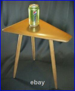 Mid-Century Modern CUSHMAN Cigarette or Side Table Signed ca. 1950's Rare Piece