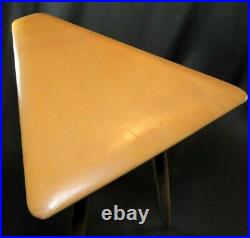 Mid-Century Modern CUSHMAN Cigarette or Side Table Signed ca. 1950's Rare Piece