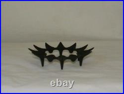 Mid Century Modern Dansk Jens Quistgaard Cast Iron Candle Holder With Candles