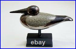 Mid Century Modern Large 14 Handmade Raku Art Pottery Seagull MCM Bird Statue