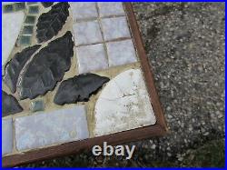 Mid Century Modern Mosaic Tile Table 32 inch by 20 inch Retro Good Nice Pattern