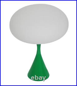 Mid Century Modern Mushroom Table Lamp by Designline in Green Kartell Umbo Style