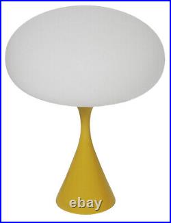Mid Century Modern Mushroom Table Lamp by Designline in Yellow Pop Post Modern