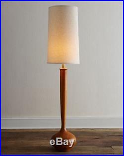 Mid Century Modern Retro Vintage Wood Antique Style Floor Lamp 64H New