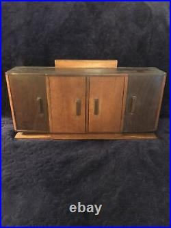 Mid Century Modern, Two-Toned, Decorative Cabinet, 18.25x9, Beautiful