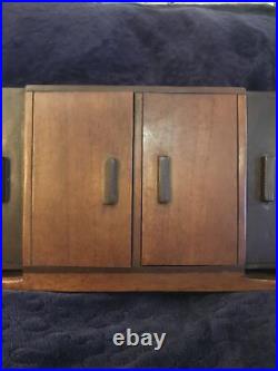 Mid Century Modern, Two-Toned, Decorative Cabinet, 18.25x9, Beautiful