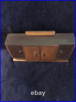 Mid Century Modern, Two-Toned, Decorative Cabinet, 18.25x9, Beautiful