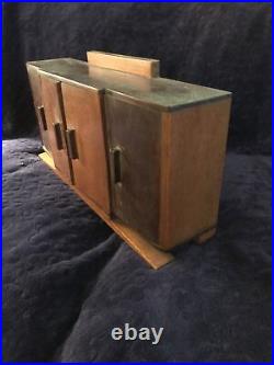 Mid Century Modern, Two-Toned, Decorative Cabinet, 18.25x9, Beautiful