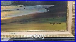 Mid Century Robert Wood Golden Surf Sofa Size Litho 28 x 44 Turner Wall Art