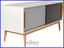 Mid Century Sideboard Scandinavian Wood Cabinet Vintage Retro TV Unit Furniture