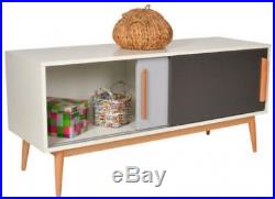 Mid Century Sideboard Scandinavian Wood Cabinet Vintage Retro TV Unit Furniture