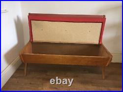 Mid Century Vintage Retro bench 2 Seater Sofa eka wohnmobel 1950s Storage