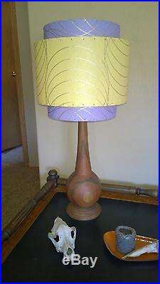 Mid Century Vintage Style 3 Tier Fiberglass Lamp Shade Modern Atomic Retro L/Y 3
