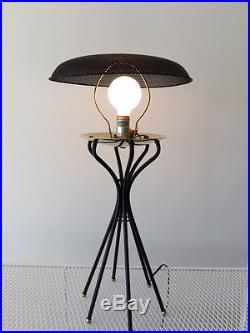 Mid Century tripod vintage lamp retro light atomic spider legs