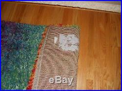 Mid century Danish Ege Rya rainbow shag rug carpet retro vintage Denmark