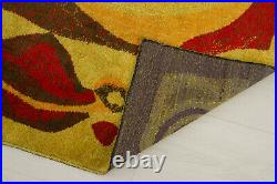Mid century modern living room wall art, Abstract textile tapestry from 60s