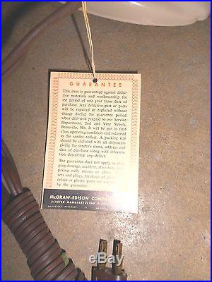 NEW McGraw Edison FOCALIPSE Radiant HEATER 1000W Mid Century RETRO Vintage NOS