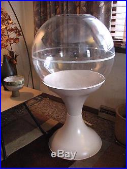 NOS 50's Vintage Terrarium Mid Century Atomic Space Age Globe Bullet Planter