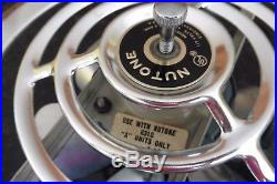 NUTONE Vintage Mod 8310 retro Kitchen Exhaust Ceiling Fan Mid Century silver NOS