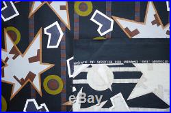 Nathalie du Pasquier original ZAMBIA (Black) Fabric for MEMPHIS 1982 NOS