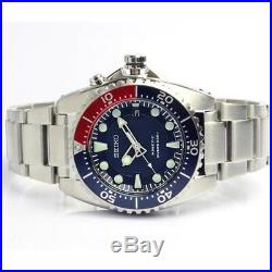 New Seiko Prospex Divers Kinetic Mens SKA759P1 Red Blue pepsi Dial color watch