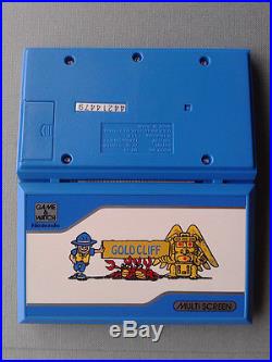 Nintendo Game&watch Gold Cliff Mv-64 Multiscreen Complete Boxed New Unused