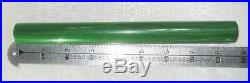 No# 7/8 Bakelite Catalin rod 7/8 diameter 8-1/2 long marbled green 106 gr