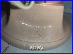 OOAK Rare 1951 Mold PINK JAMAR Mallory Lighted Ceramic Nativity Tree 1995 12