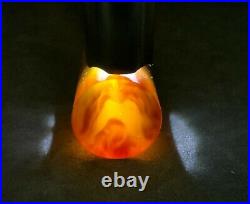 Old Amber Bakelite Veined Rare Honey Rod Prayer Bead simichrom test 24.8 mm 168g