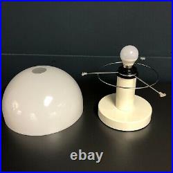 Original 70s Cosmo Mushroom Table Lamp Mid Century Retro Vintage Light White