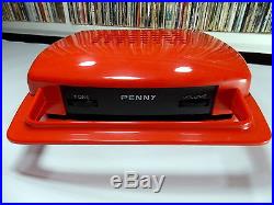 PENNYVintage Retro 45 RPM Record PlayerPortableRare 1970'sFULLY WORKING
