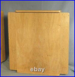 Pair Charles Webb Mid Century Modern Cantilever Oak Shelves Wall Bracket 1960s