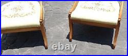 Pair Of Mid Century Michael Taylor Spoon Back Slipper Chairs Teak Wood Chairs