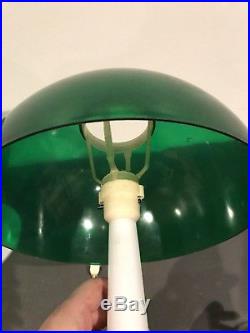 Pair Vintage 70s Retro Mid-Century Modern Gilbert Softlite Mushroom Table Lamp
