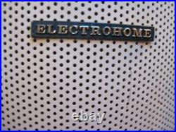 Pair of Vintage Electrohome Speakers 1000 Model Speakers Mid Century Retro Beige