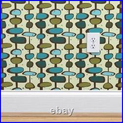 Peel-and-Stick Removable Wallpaper Mid-Century Mid Century Moderne Retro Vintage