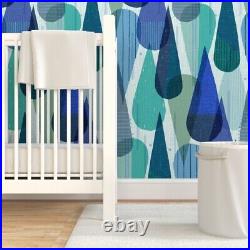Peel-and-Stick Removable Wallpaper Retro Mod Weather Mid Century Modern Abstract