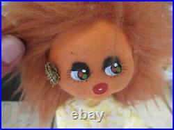 Psychedelic Kaleidoscope eyes Go Go Hippy Swinger big hair Doll 1960's vintage