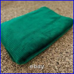 RARE 5.1 YDS 60's 70's CORDUROY FABRIC Retro Vintage Green Unused MID CENTURY