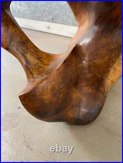 RARE Amazing Antique Mid Century Modern Abstract Wood Sculpture, Ellis Watkins