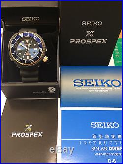 RARE NEW Seiko blue Solar Tuna prospex limited SBDN026 #/3000 Pcs only WITH TAG