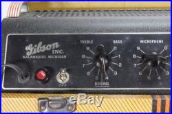 RARE Vintage 1940s Gibson EH-185 Amp Amplifier W Original Soft Cover