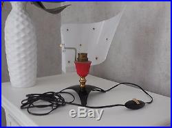 RARE Vintage Mid Century French standing Table Lamp Light Sconce Retro 1950s