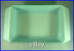 Rare Vintage Pyrex Turquoise Daisy Space Saver Dish Blue Green Gaiety Retro