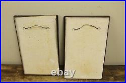 Rare Vintage Richter Mid Century Chalkware Wall Plaques / 1964