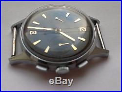 Rare watches Chronograph Black Strela (Poljot) 3017 USSR for Air Force