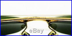 Ray-Ban USA Mint Vintage 1950s B&L Aviator Rare Brace Caravan Sunglasses & Case