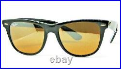 Ray-Ban USA NOS Vintage B&L Wayfarer II W0758 TGM B15 Ebony NewInBox Sunglasses