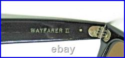 Ray-Ban USA NOS Vintage B&L Wayfarer II W0758 TGM B15 Ebony NewInBox Sunglasses